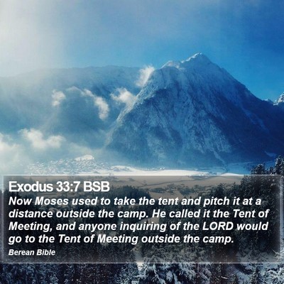Exodus 33:7 BSB Bible Verse Image