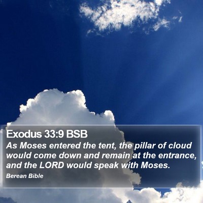 Exodus 33:9 BSB Bible Verse Image
