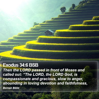 Exodus 34:6 BSB Bible Verse Image