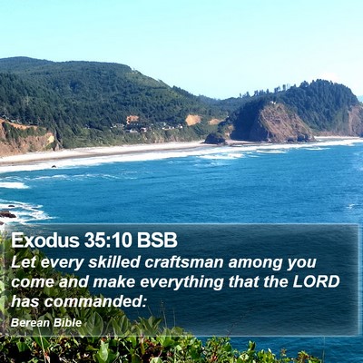 Exodus 35:10 BSB Bible Verse Image