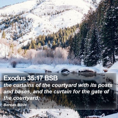 Exodus 35:17 BSB Bible Verse Image