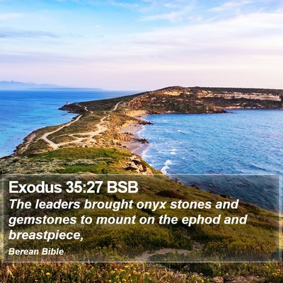 Exodus 35:27 BSB Bible Verse Image
