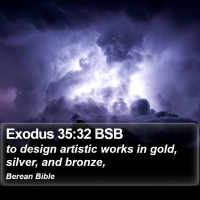 Exodus 35:32 BSB Bible Verse Image