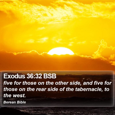 Exodus 36:32 BSB Bible Verse Image