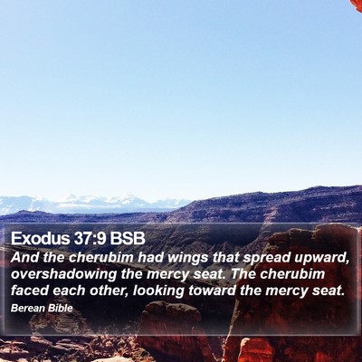 Exodus 37:9 BSB Bible Verse Image