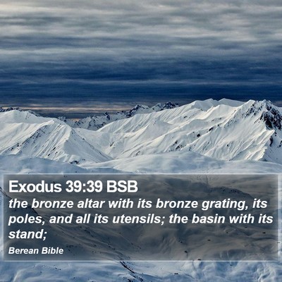 Exodus 39:39 BSB Bible Verse Image