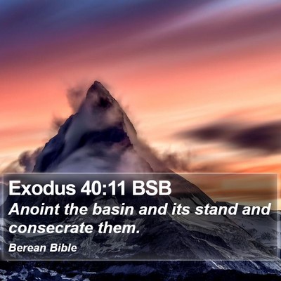Exodus 40:11 BSB Bible Verse Image