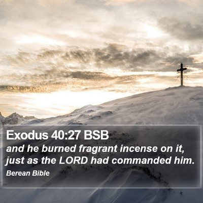 Exodus 40:27 BSB Bible Verse Image