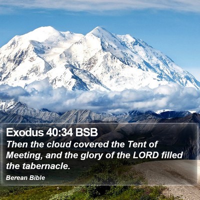 Exodus 40:34 BSB Bible Verse Image