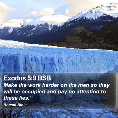 Exodus 5:9 BSB Bible Verse Image