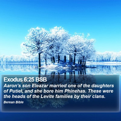 Exodus 6:25 BSB Bible Verse Image