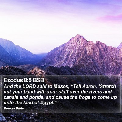 Exodus 8:5 BSB Bible Verse Image