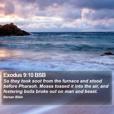 Exodus 9:10 BSB Bible Verse Image