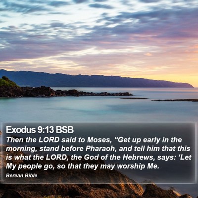 Exodus 9:13 BSB Bible Verse Image
