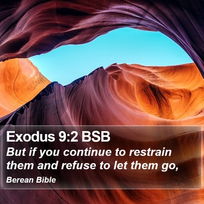 Exodus 9:2 BSB Bible Verse Image