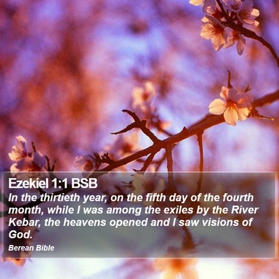 Ezekiel 1:1 BSB Bible Verse Image