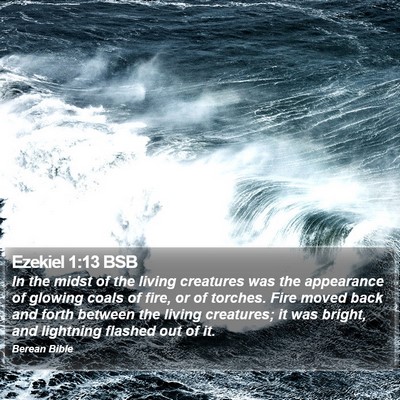 Ezekiel 1:13 BSB Bible Verse Image