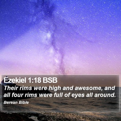 Ezekiel 1:18 BSB Bible Verse Image
