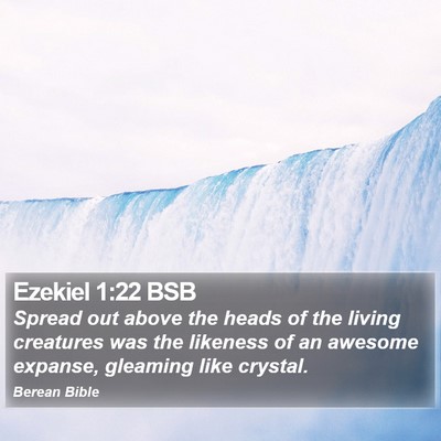 Ezekiel 1:22 BSB Bible Verse Image