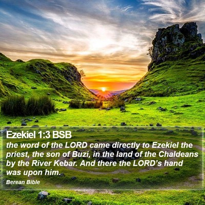Ezekiel 1:3 BSB Bible Verse Image