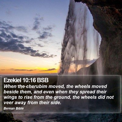 Ezekiel 10:16 BSB Bible Verse Image