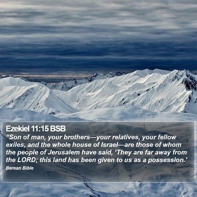 Ezekiel 11:15 BSB Bible Verse Image