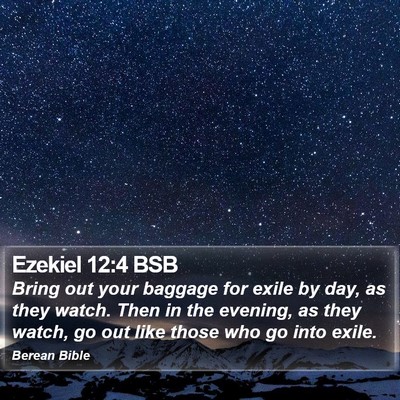 Ezekiel 12:4 BSB Bible Verse Image