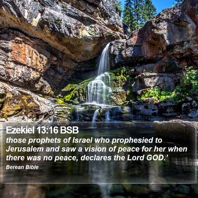 Ezekiel 13:16 BSB Bible Verse Image