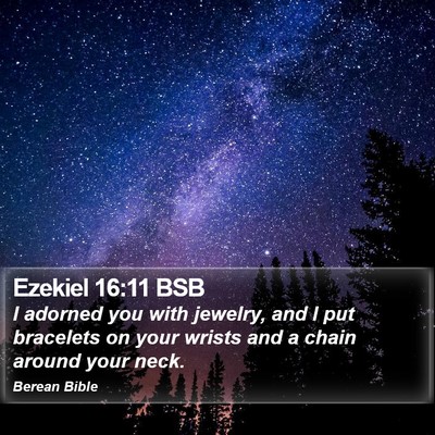Ezekiel 16:11 BSB Bible Verse Image