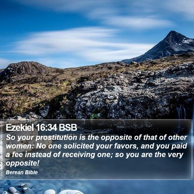 Ezekiel 16:34 BSB Bible Verse Image