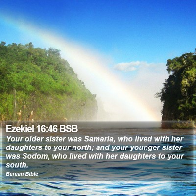 Ezekiel 16:46 BSB Bible Verse Image