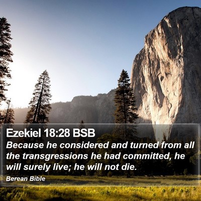 Ezekiel 18:28 BSB Bible Verse Image