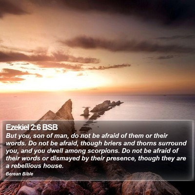 Ezekiel 2:6 BSB Bible Verse Image
