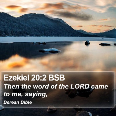 Ezekiel 20:2 BSB Bible Verse Image