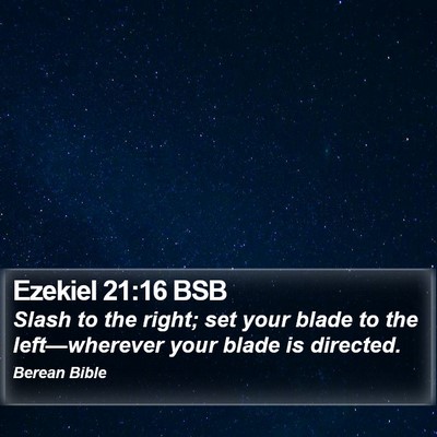 Ezekiel 21:16 BSB Bible Verse Image