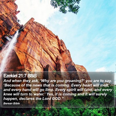 Ezekiel 21:7 BSB Bible Verse Image