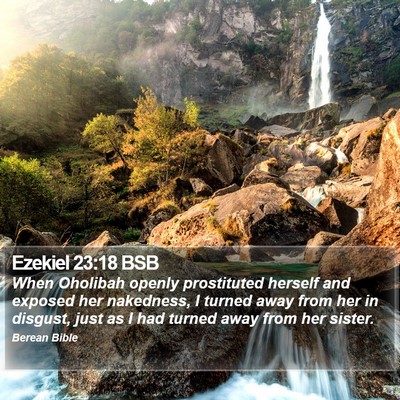 Ezekiel 23:18 BSB Bible Verse Image