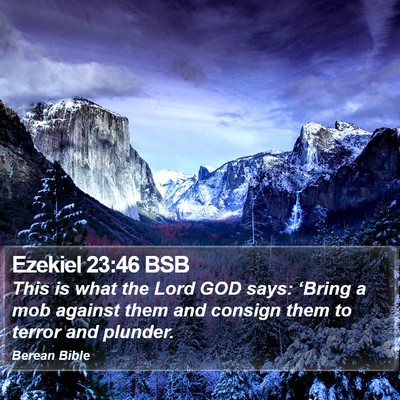 Ezekiel 23:46 BSB Bible Verse Image