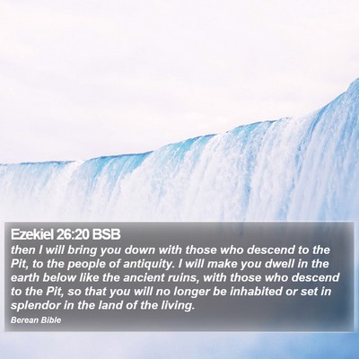 Ezekiel 26:20 BSB Bible Verse Image