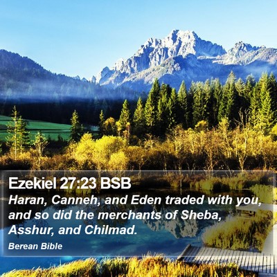 Ezekiel 27:23 BSB Bible Verse Image