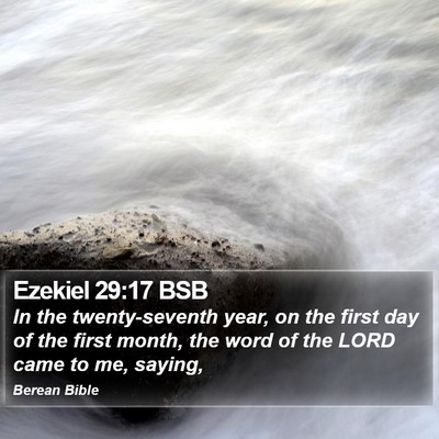 Ezekiel 29:17 BSB Bible Verse Image