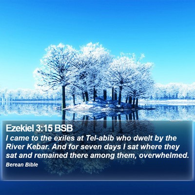 Ezekiel 3:15 BSB Bible Verse Image