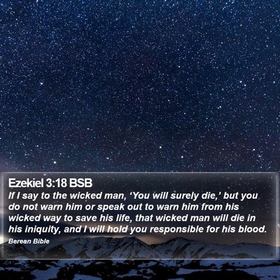 Ezekiel 3:18 BSB Bible Verse Image