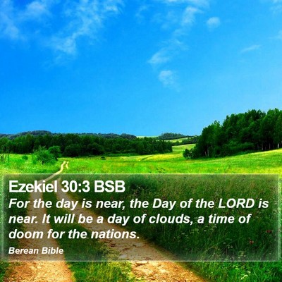 Ezekiel 30:3 BSB Bible Verse Image