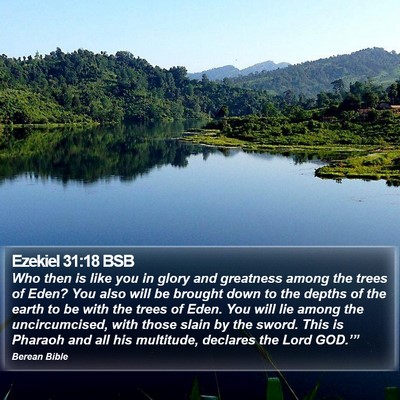 Ezekiel 31:18 BSB Bible Verse Image
