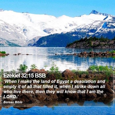 Ezekiel 32:15 BSB Bible Verse Image