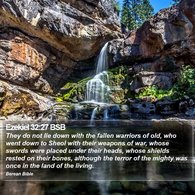 Ezekiel 32:27 BSB Bible Verse Image