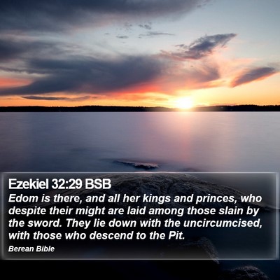 Ezekiel 32:29 BSB Bible Verse Image