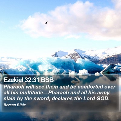 Ezekiel 32:31 BSB Bible Verse Image