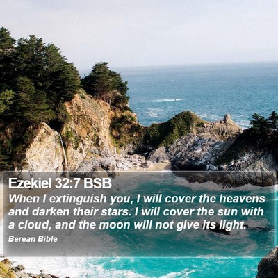 Ezekiel 32:7 BSB Bible Verse Image